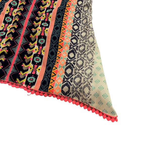 Japan Kids Girls size 8 Boho Striped Crochet trimed sleeveless blouse tank top - Picture 5 of 10